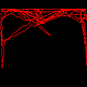 Araniella cucurbitina web construction